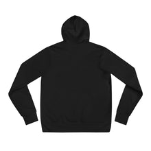 Load image into Gallery viewer, Black hoodie on a white background