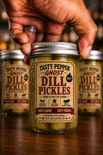 Load image into Gallery viewer, Tasty Pepper Ghost Dill Pickles