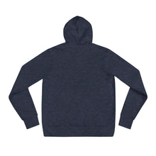 Load image into Gallery viewer, Navy blue hoodie on a white background
